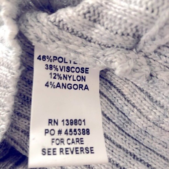 Zero Degrees Turtleneck Sleeveless Sweater Light Grey Size L, NWT $178.00 - Picture 7 of 9